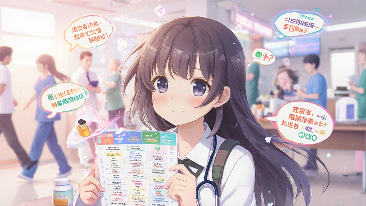 Comment tenir une liste de médicaments en plusieurs langues pour les urgences