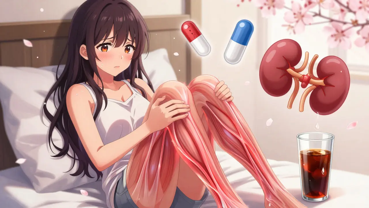 Rhabdomyolyse due aux interactions médicamenteuses : les urgences de dégradation musculaire