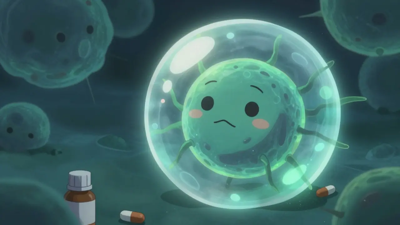 Mastocyte protégé par une barrière thérapeutique lumineuse